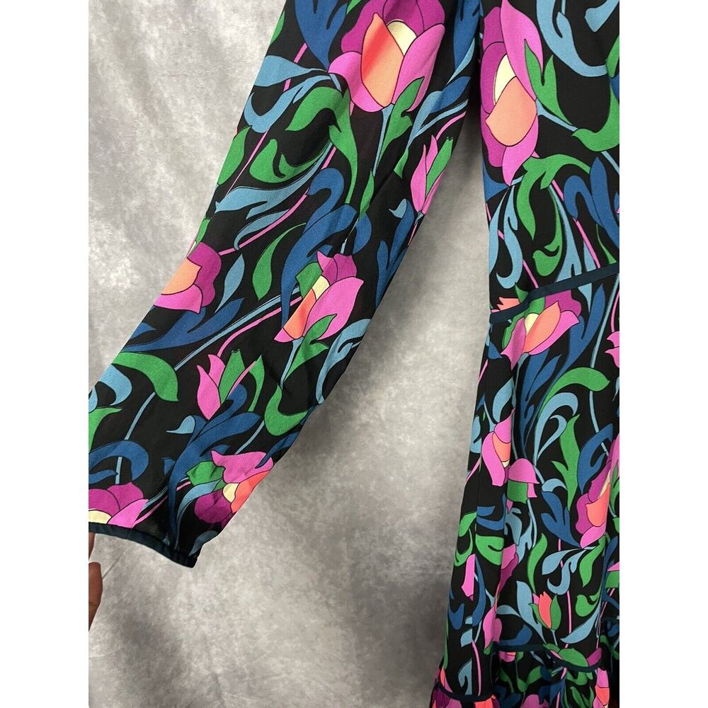 Kate Spade Floral Swirl Mini Dress SZ 4 - Picture 4 of 10